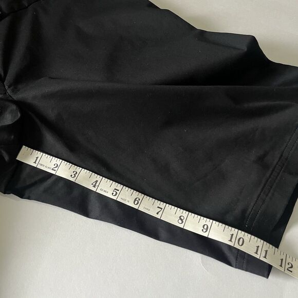 Peter Millar Bermuda Shorts Womens 12 Black Golf Preppy Old Money 11" Inseam EUC - Picture 7 of 10